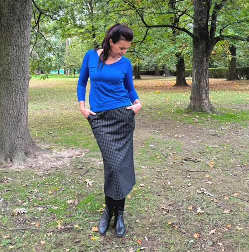 Sukně černošedá — foto 2