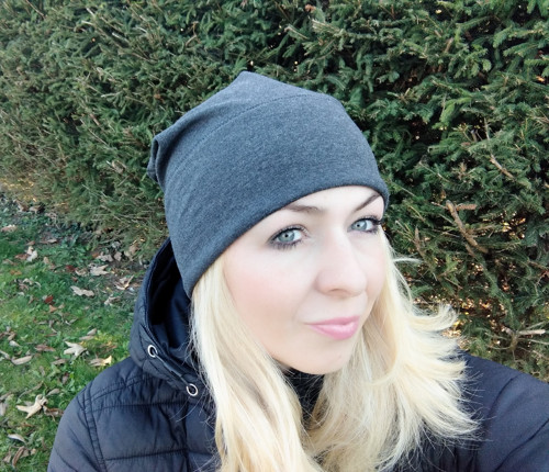 Čepice šedá unisex — foto 4