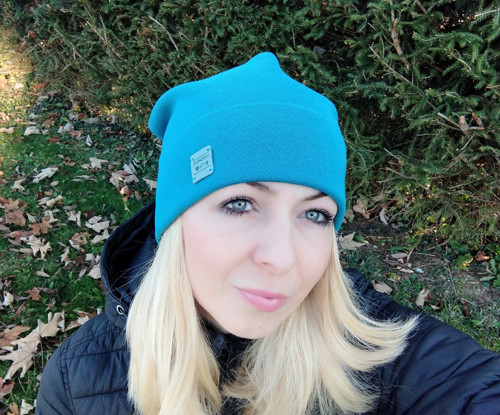 Čepice tyrkysová unisex — foto 4
