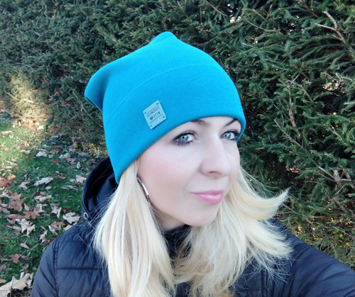 Čepice tyrkysová unisex — foto 3