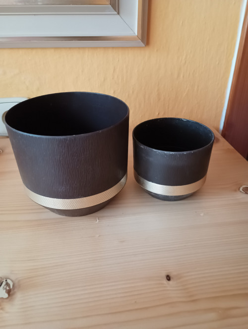 Dva retro obaly na květináče — foto 2