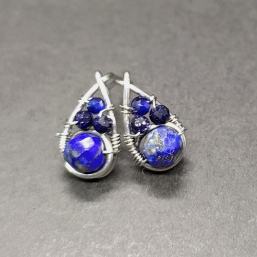 Puzetky - ocel/lapis lazuli + avanturín — foto 2