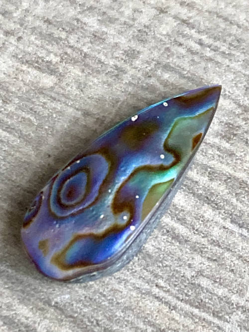 ABALONE SHELL- kabošon, mušle-broušená 8.90 Ct. — foto 2
