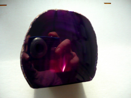 Achátový svícen 10 cm, č.10f — foto 3
