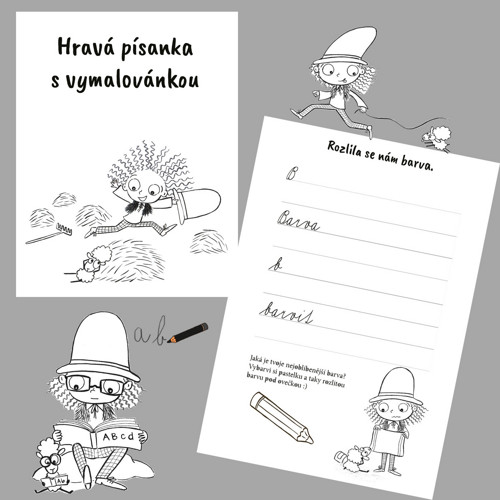 Hravá písanka s vymalovánkou - malý bača — foto 2
