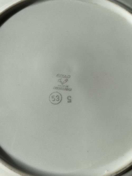 Talíř porcelánový bílá růže — foto 2