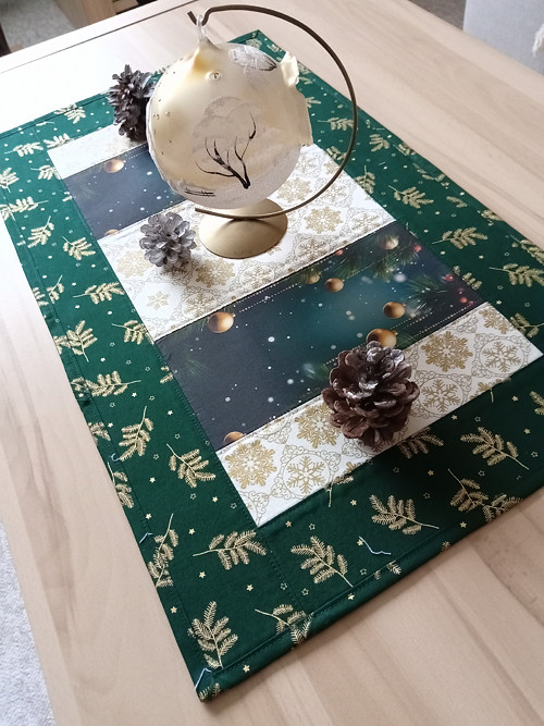 Vánoční středový ubrus — foto 5