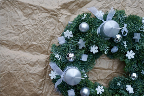 Adventní věnec stříbrný — foto 3