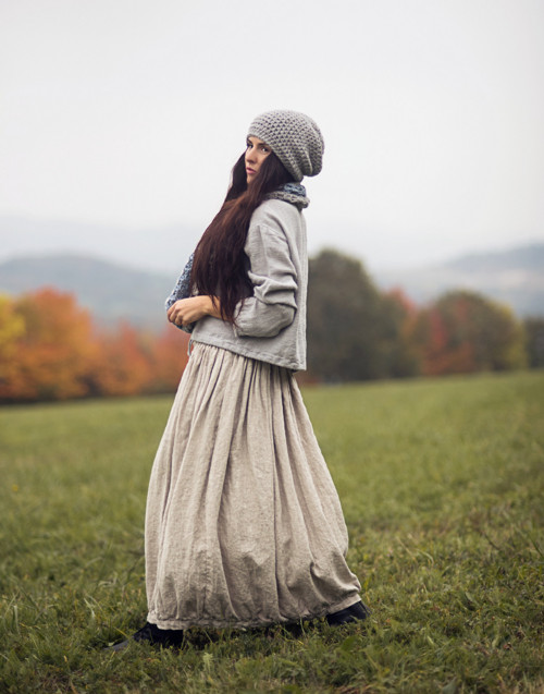 Lněná halenomikina krátká Šedá — foto 3