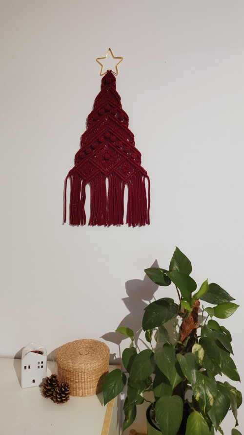 Macramé vánoční stromeček — foto 2