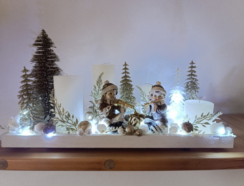Adventní tácek muzikanti — foto 3