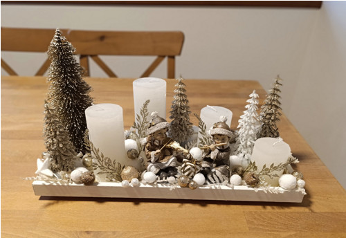 Adventní tácek muzikanti — foto 4