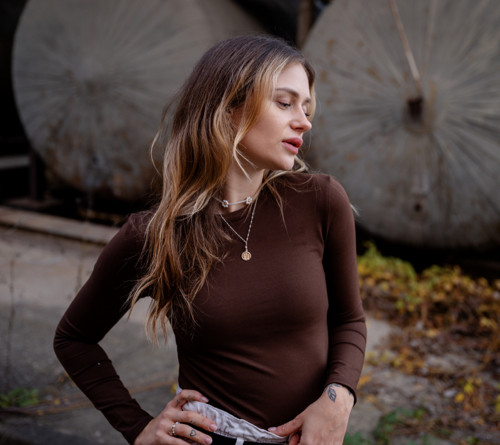 Basic back to neck jersey — foto 4