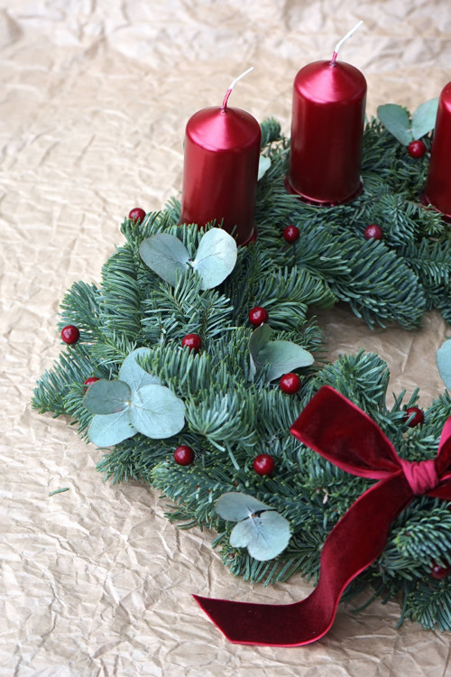 Adventní věnec vínový — foto 3