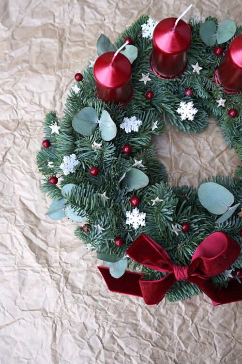 Adventní věnec vínový — foto 2
