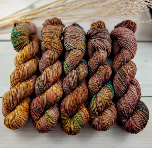 CORA ombré set přízí, ručně barvené — foto 4