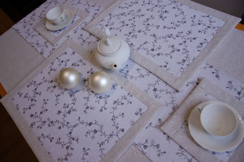 Prostírání pod hrníček - Silvery — foto 3