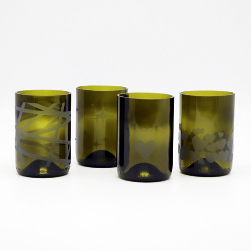 Sklenička upcycling 3dcl "srdíčko" — foto 2