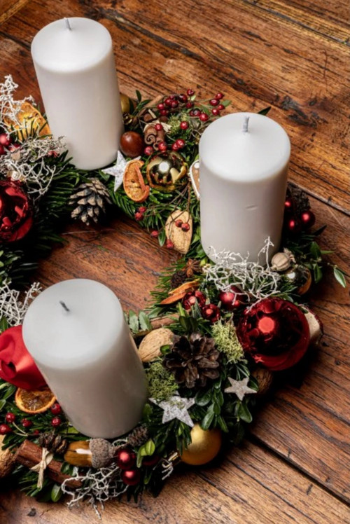 Vazba adventního věnce — foto 3