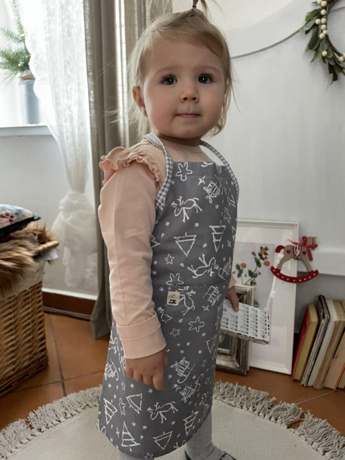 Dětská bavlněná zástěrka UNI — foto 6