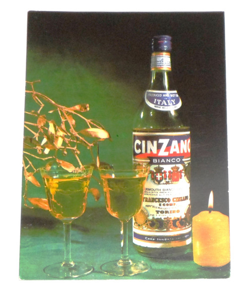 Reklamní SKLENIČKA • Cinzano, Paris Lounge — foto 6