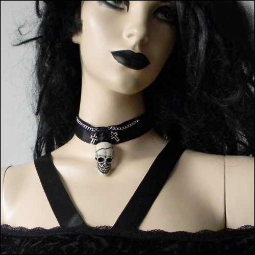 Gotický rockový choker — foto 3