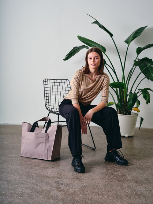 Taška SHOPPER - béžová — foto 4