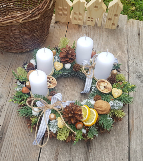 Věneček v přírodním stylu — foto 2
