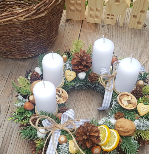 Věneček v přírodním stylu — foto 4