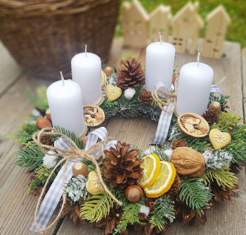 Věneček v přírodním stylu — foto 3