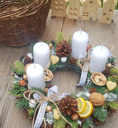 Věneček v přírodním stylu — foto 5