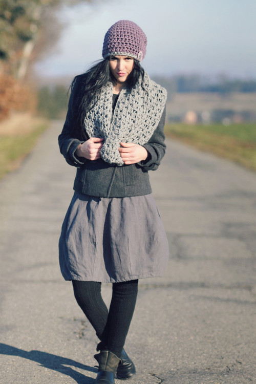 Lněná sytě šedá — foto 4
