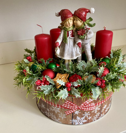 Adventní svícen Vánoční děti — foto 4