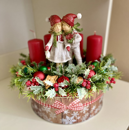 Adventní svícen Vánoční děti — foto 6