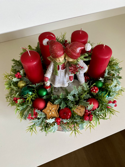 Adventní svícen Vánoční děti — foto 3