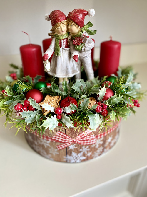 Adventní svícen Vánoční děti — foto 2