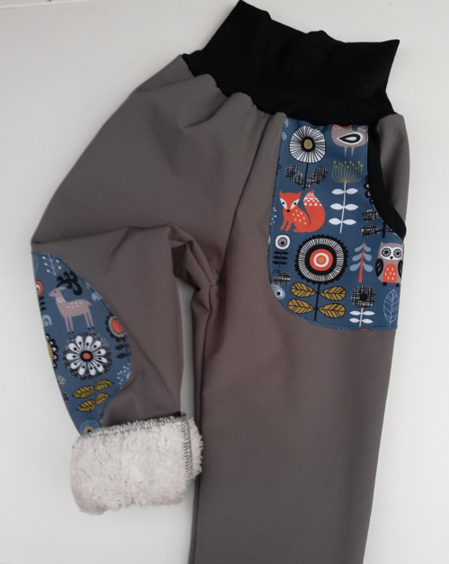 Softshell. kalhoty S BERÁNKEM - LIŠKA A SOVA — foto 3