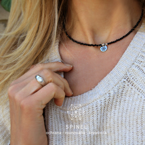 Náhrdelník MANDALA - Spinel — foto 6