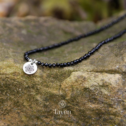 Náhrdelník MANDALA - Spinel — foto 3