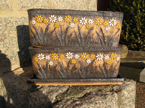 Truhlík- kytičkový 35 cm — foto 2