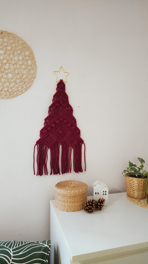 Macramé vánoční stromeček — foto 6