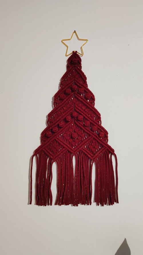 Macramé vánoční stromeček — foto 5
