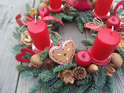 Adventní věnec na stůl — foto 2