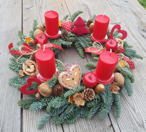 Adventní věnec na stůl — foto 6