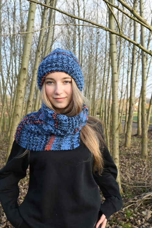 SET modrá a špetka oranžové — foto 5