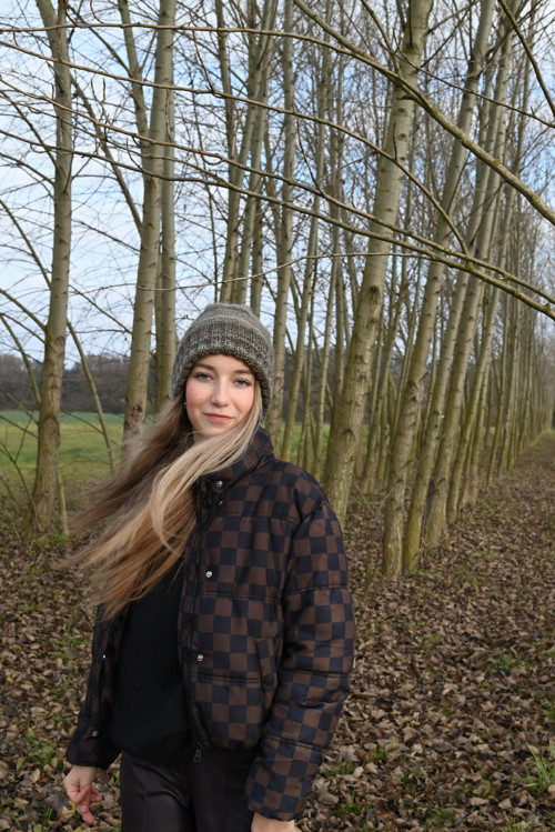 Čepice šedé odstíny — foto 6