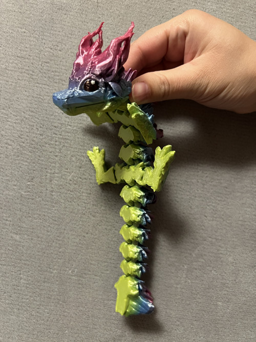 Mládě Lesního Draka - 22 cm - 3D Tisk — foto 3