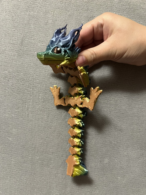 Mládě Lesního Draka - 22 cm - 3D Tisk — foto 3
