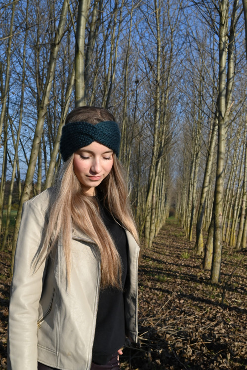 Čelenka tmavý smaragd — foto 2