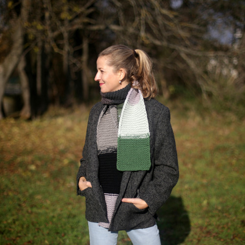 Šála 100% MERINO — foto 3